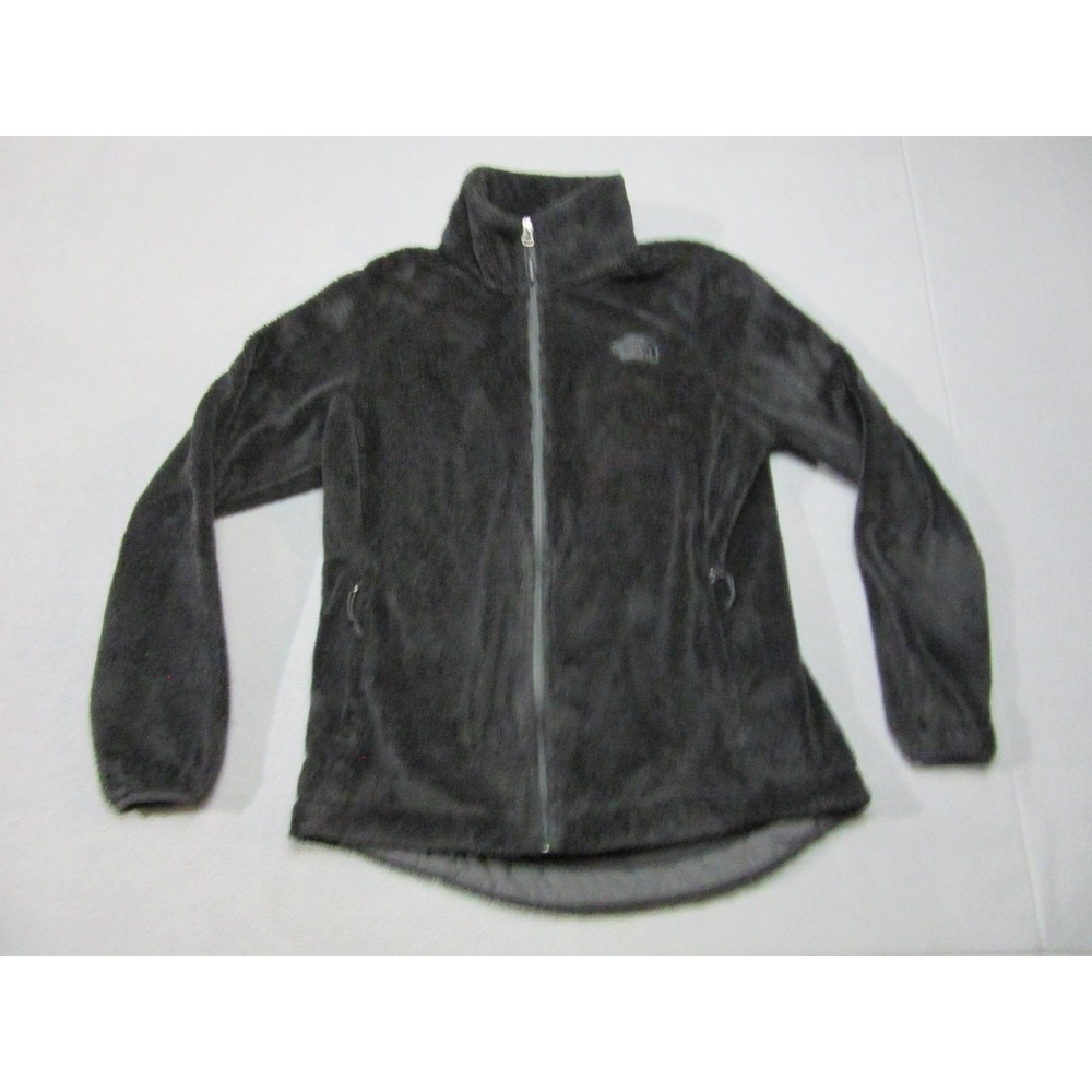 The North Face Jacket Womens Medium Black Plush Fleece Full Zip Outdoor Hiking